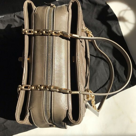 CHANEL Grey Small Zip Shopping Bag 31 CM NWT - Picture 3 of 12